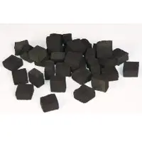 Coconut shell charcoal briquette